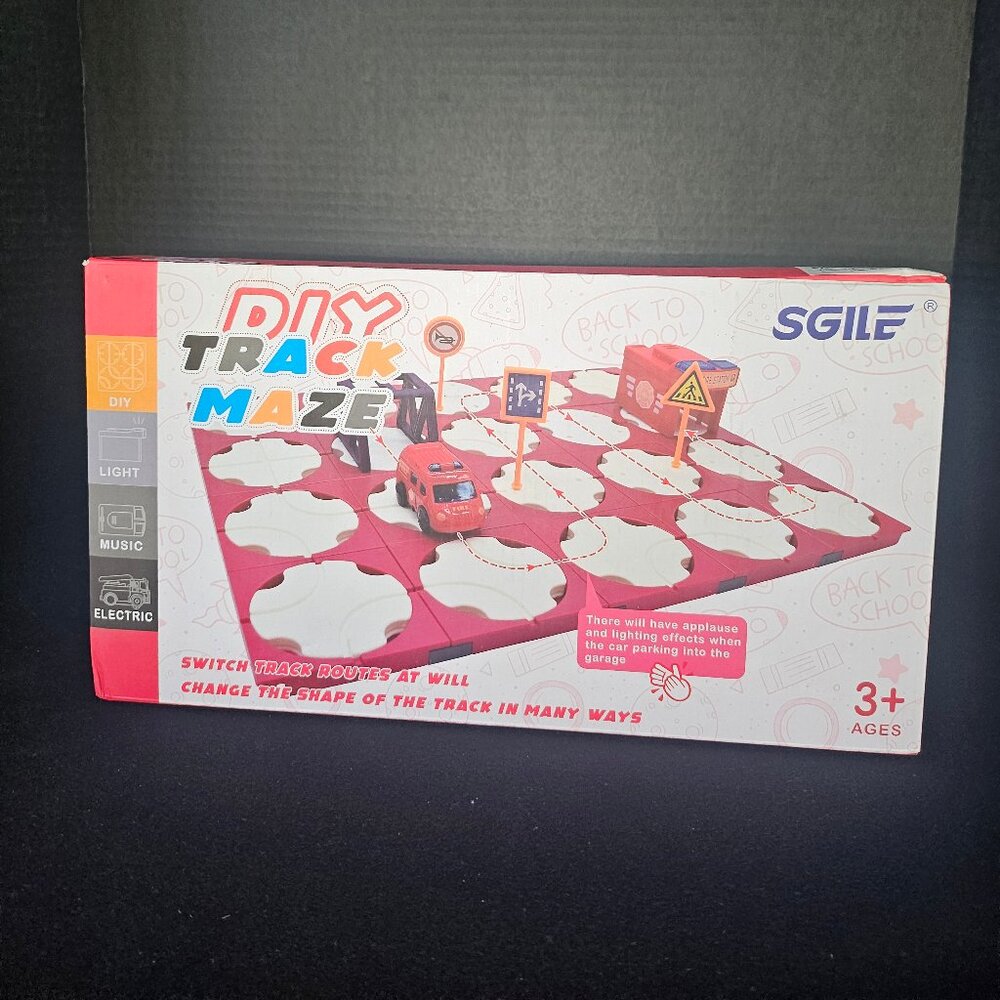 New SGILE 24 Piece Stem Road Builder Puzzles For Kids Ages 3 Plus Toddler